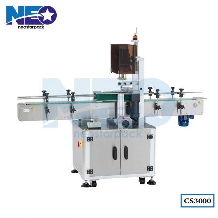 Automatic Indexing Spindle Capping Machine - shampoo bottle capping machine,pneumatically driven capping machine,cosmetics plastic bottle capping machine